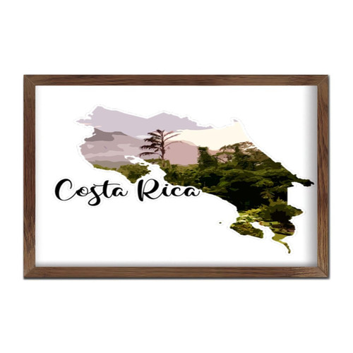 Costa Rica Framed Wooden Sign Room Decor Personalized Nation Art Print Landmark Gift Signs Motivational Wood Sign Plaque for Shelf Nursery Entryway 8x12in Costa Rica Framed Wooden Sign Room Decor Personalized Nation Art Print Landmark Gift Signs Motivational Wood Sign Plaque for Shelf Nursery Entryway 8x12in