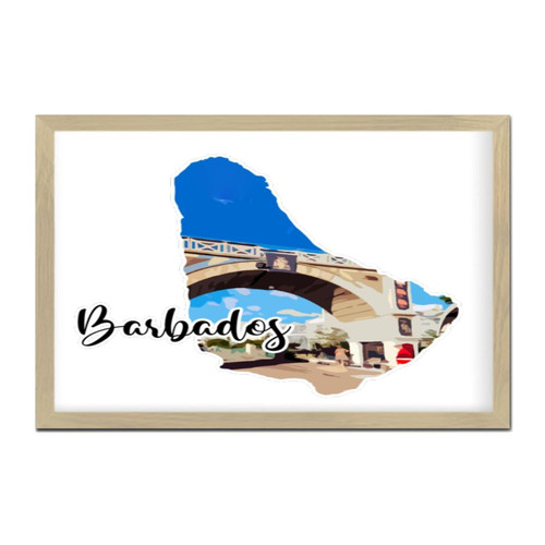 Hanging Framed Wooden Sign Barbados Wall Decor for Outdoor Farmhouse Painted Wood Pallet Wall Plaque Sign Cityscape And Landmark Print Table Wall Decor Sign Gift 8x12in Hanging Framed Wooden Sign Barbados Wall Decor for Outdoor Farmhouse Painted Wood Pallet Wall Plaque Sign Cityscape And Landmark Print Table Wall Decor Sign Gift 8x12in