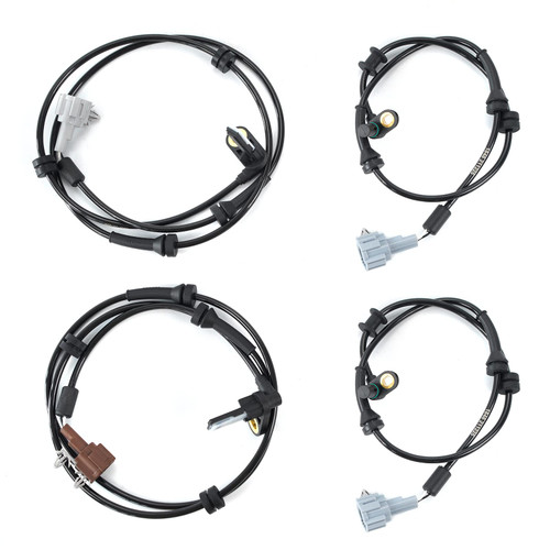 MPLUS 4X Front Rear Left Right ABS Wheel Speed Sensor replace 2004-2007 for Nissan TITAN 5.6L