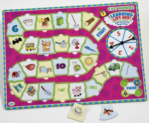 Didax Educational Resources Learning Lift-Off! CVC Words Game