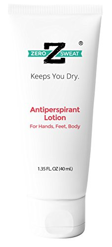 ZeroSweat Lotion Antiperspirant for Hands, Feet, Face, Body, Hyperhidrosis Treatment for Sweaty Hands