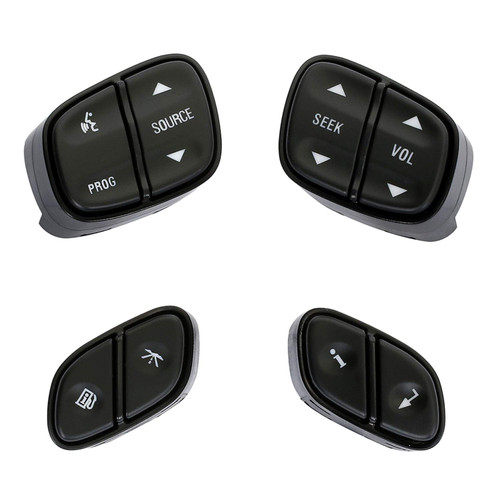 Steering Wheel Control Switch Button | for 2003-2009 Chevy Silverado Suburban Tahoe Avalanche GMC Sierra Yukon Cadillac Escalade & More | Replaces# 21997738, 21997739, 1999442, 1999443 Steering Wheel Control Switch Button | for 2003-2009 Chevy Silverado Suburban Tahoe Avalanche GMC Sierra Yukon Cadillac Escalade & More | Replaces# 21997738, 21997739, 1999442, 1999443