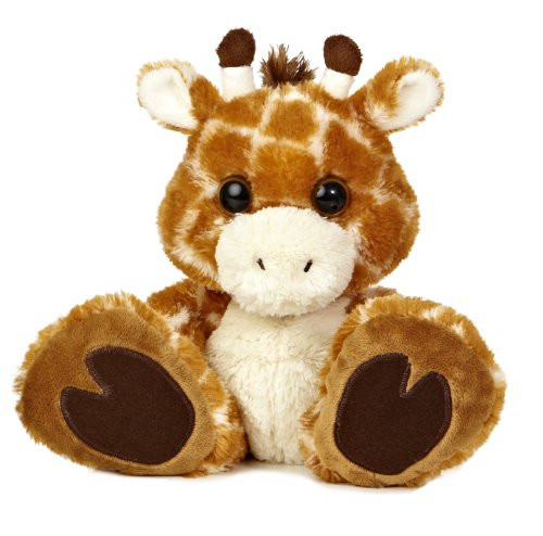 Aurora World Taddle Toes Safari Giraffe Plush, 10" Tall