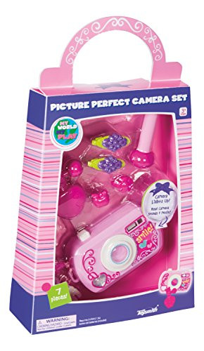 Toysmith 5402 Picture Perfect Camera Set (7 Piece) Toy (7), Black