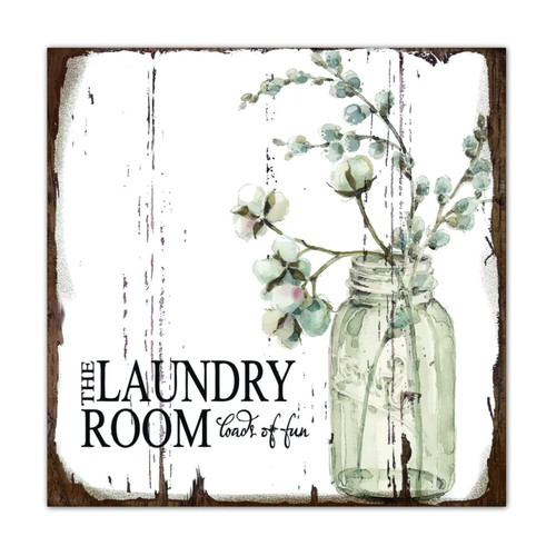 Farmhouse Style Wooden Pallet Sign Plaque Floral Laundry Room Sign Plaque Rustic Wooden Pallet Sign Plaque Wooden Craft Sign Hook Included Nostalgic Home Decoration Wall Decor Sign for Patio Desk