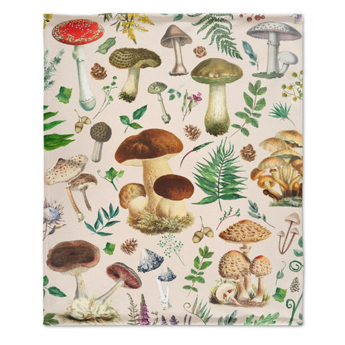Acomfykets Mushroom Blanket Gift for Girls Boys, Leaves Throw Blanket Gift for Kids Super Cozy Lightweight Flannel White Throws Blankets for Bed Sofa Couch 40x50Inch Acomfykets Mushroom Blanket Gift for Girls Boys, Leaves Throw Blanket Gift for Kids Super Cozy Lightweight Flannel White Throws Blankets for Bed Sofa Couch 40x50Inch
