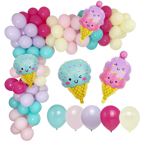 Ice Cream Balloon Arch Kit Sweet Ice Cream Birthday Party Decorations Cones Foil Balloons Pink Purple Yellow Balloons for Kids Summer Ice Cream Theme Birthday Baby Shower Decoration Ice Cream Balloon Arch Kit Sweet Ice Cream Birthday Party Decorations Cones Foil Balloons Pink Purple Yellow Balloons for Kids Summer Ice Cream Theme Birthday Baby Shower Decoration