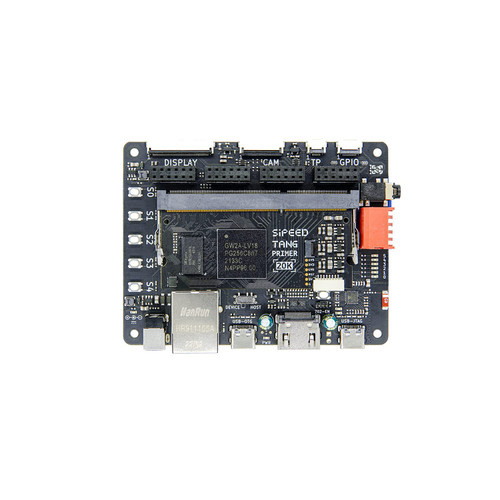 Sipeed Tang Primer 20K Gowin GW2A FPGA GoAI Development Board Kit Minimum System with DSP LvDs Interface and BSRAM Resources onboard 1GB DDR3 and PMIC Running RISC-V Code