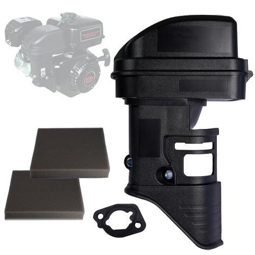 JMCHstore OEM Air Filter Box Assembly for Predator non hemi 212 Engine, For Harbor Freight Rato Power Motor R210III 212cc Engine, OEM Air Cleaner Kit Modle 69730 68120