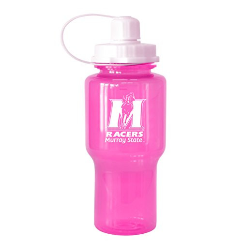 NCAA Murray State Racers Tritan Travel Mate Pink Water Bottle, 24-Ounce