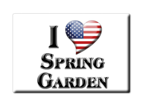 SPRING GARDEN FRIDGE MAGNET ALABAMA (AL) MAGNETS USA SOUVENIR I LOVE GIFT (Var. GOCCIA) SPRING GARDEN FRIDGE MAGNET ALABAMA (AL) MAGNETS USA SOUVENIR I LOVE GIFT (Var. GOCCIA)