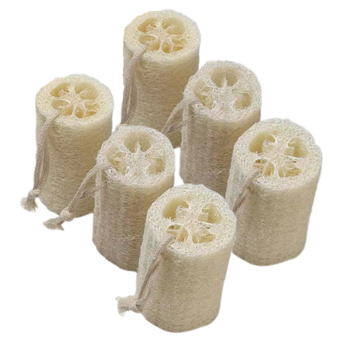 Natural Loofah Sponge, Natural Loofah Exfoliating Body Sponge Scrubber, Natural Loofah Exfoliating Bath Scrubber for Adults for Adults, Men and Women Shower (6PCS) Natural Loofah Sponge, Natural Loofah Exfoliating Body Sponge Scrubber, Natural Loofah Exfoliating Bath Scrubber for Adults for Adults, Men and Women Shower (6PCS)