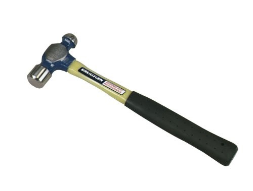 Vaughan 163-10 FS016 Fiberglass Handle Ball Pein Hammer, 16-Ounce Head
