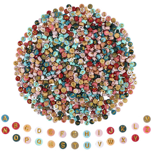 1000Pcs Acrylic Letter Beads for Bracelets Making Colorful Alphabet Beads A-Z Sorted,4x7mm Letter Beads Bulk for Jewelry Bracelet Making with a Roll Wire 1000Pcs Acrylic Letter Beads for Bracelets Making Colorful Alphabet Beads A-Z Sorted,4x7mm Letter Beads Bulk for Jewelry Bracelet Making with a Roll Wire