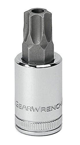 GearWrench 80180 1/4" Drive Tamper-Proof Torx Bit Socket T10, Black