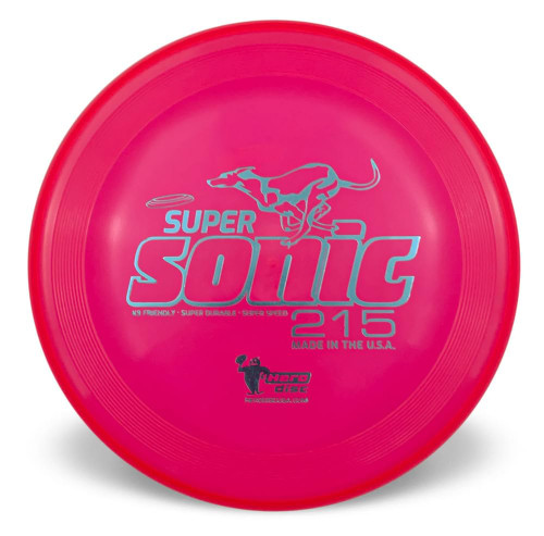 Hero Super Sonic 215 ~ K-9 Candy Material Dog Flying Disc Pink