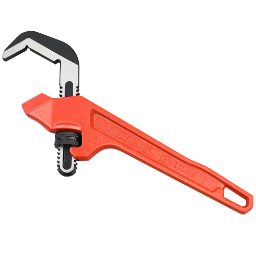 MAXPOWER 12 Inch Offset Hex Wrench, Hex Jaw Wrench with Adjustable Smooth Cr-Mo Hook Jaw, Adjustable Offset Hex Jaw Wrench Fits 1-1/8" to 2-5/8" Capacity