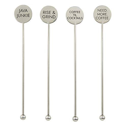 Santa Barbara Design Studio SS Stir Sticks - Coffee 4pk