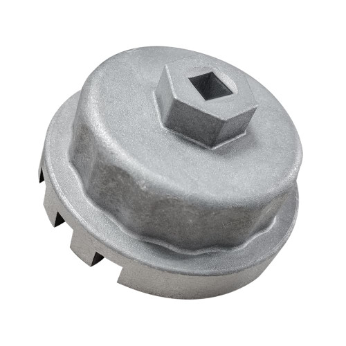 Oil Filter Wrench - Heavy Duty 64mm Oil Filter Removal Tool Compatible with Toyota,Camry,Tundra,Lexus,Sienna,RAV4,Highlander - Cartridge Style Oil Filter Cap Wrench Fits 2.5-5.7L Engine (Silver) Oil Filter Wrench - Heavy Duty 64mm Oil Filter Removal Tool Compatible with Toyota,Camry,Tundra,Lexus,Sienna,RAV4,Highlander - Cartridge Style Oil Filter Cap Wrench Fits 2.5-5.7L Engine (Silver)