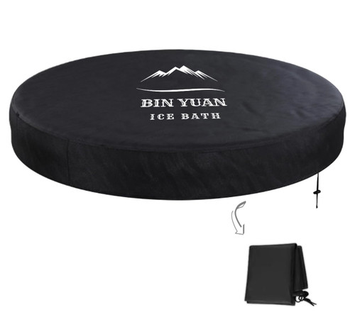 Portable Ice Bath Tub Cover for Inflatable Cold Plunge Tub 31.5in Outdoor Ice Plunge Lid for Athletics Adult Ice Bath Cold Water Soaking Bath Hot Bath