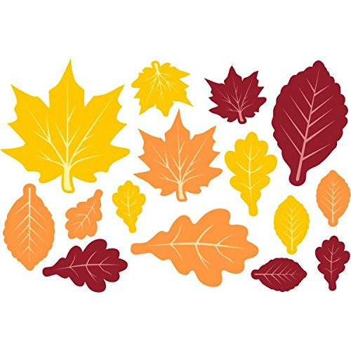 Fall Leaves Paper Value Pack Assorted Cutouts