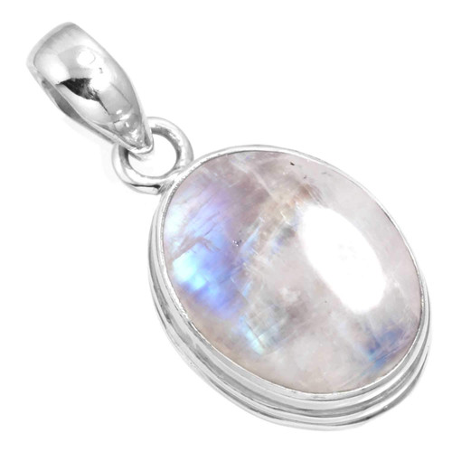 JEWELOPORIUM 925 Silver Pendant for Women White Real Rainbow Moonstone Gemstone Costume Silver Pendant Necklace Thanksgiving Gift Vintage Jewelry JEWELOPORIUM 925 Silver Pendant for Women White Real Rainbow Moonstone Gemstone Costume Silver Pendant Necklace Thanksgiving Gift Vintage Jewelry