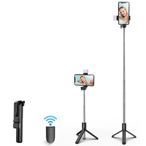 Phone Tripod, 39" Extendable Selfie Stick Tripod with Remote Control, Retractable Phone Tripod for iPhone and Android Phones, Video Recording, Vlogging, Live Streaming