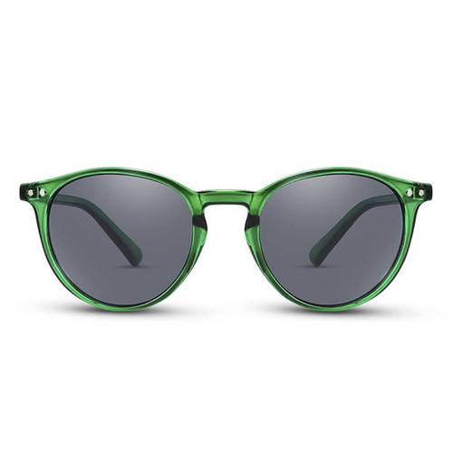 Jeulia Vintage Polarized Round Sunglasses for Men Women UV400 Protection Retro Fashion Black/Green Eyewear Hand-crafted Acetate Frame (Green) Jeulia Vintage Polarized Round Sunglasses for Men Women UV400 Protection Retro Fashion Black/Green Eyewear Hand-crafted Acetate Frame (Green)