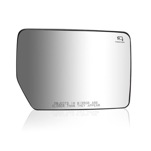 4L3Z-17K707-DA Right Heated Mirror Glass, Passenger Side Mirror Replacement For Ford F150 2011-2014,Right Pass Heated Convex Mirror Glass with Rear Holder
