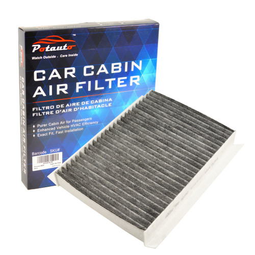POTAUTO MAP 3024C (CF11810) Activated Carbon Car Cabin Air Filter Replacement for FIAT 500L 500X, JEEP COMPASS RENEGADE
