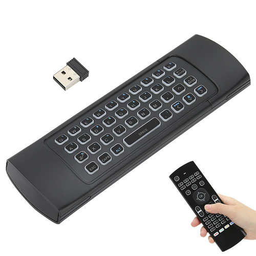 Keyboard Wireless Keyboard, Computer Accessories Peripherals 2.4GHz Wireless Air 6 Axis Backlight 2.4G Wireless Double Sides Keyboard Infrared Sensor Remote Control