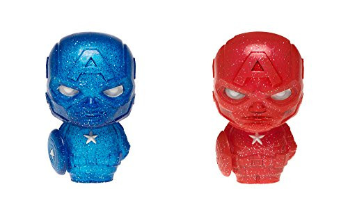 Captain America Funko Hikari XS Marvel Red And Blue Figure Set