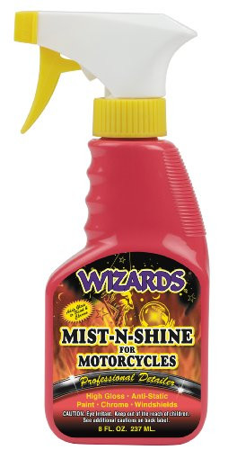 Wizards 22208 Mist-N-Shine Motorcycle Professional Detailer - 8 oz.