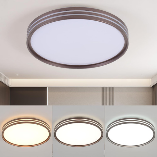 Joyxeon Modern Flush Mount LED Ceiling Light Fixture, 15 inch Dimmable Ceiling Lamp,5CCT Adjustable 2700K/3000K/3500K/4000K/5000K Ceiling Light Fixtures for Kitchen?Entryway?Hallway?Bedroom