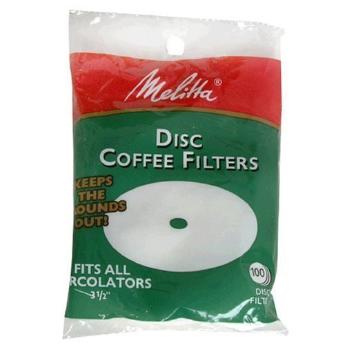 Melitta 628354 100-Pack, 3-1/2'' Disc Coffee Filter for Norelco & All Other Percolator & Drip Coffee Makers, Garden, Lawn, Maintenance Melitta 628354 100-Pack, 3-1/2'' Disc Coffee Filter for Norelco & All Other Percolator & Drip Coffee Makers, Garden, Lawn, Maintenance