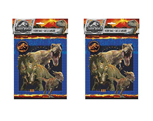Jurassic World Favor Bags, 8ct (2 Pack)