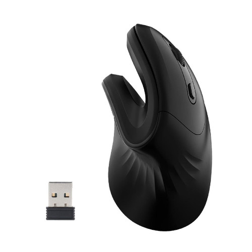 OUSFANAM 1000 1600 2400 DPI Ergonomic Optical Vertical Mouse 2.4G Wireless Rechargeable Computer Gaming Wireless Mouse Prevent Mouse Hand