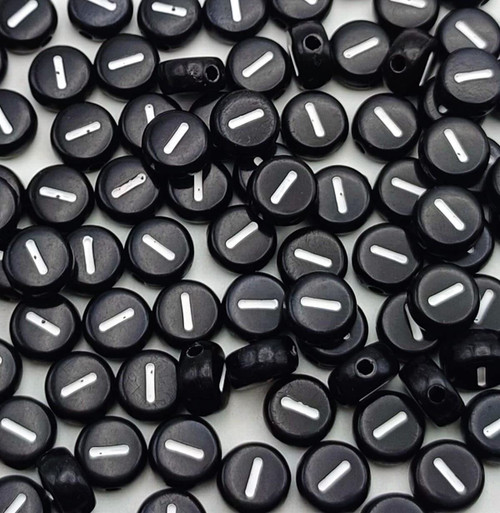 Bxwoum 100PCS Letter Beads 4X7mm Acrylic Beads Alphabet Beads for Jewelry Making White Letter Black Round Vowel Letter I Beads for Bracelet Making Necklaces (1Black Flat Round-I-100PCS) Bxwoum 100PCS Letter Beads 4X7mm Acrylic Beads Alphabet Beads for Jewelry Making White Letter Black Round Vowel Letter I Beads for Bracelet Making Necklaces (1Black Flat Round-I-100PCS)
