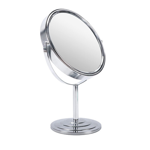 Schliersee 10X Magnifying Makeup Mirror 8 inch, Double Sided Makeup Mirror, 1X/10X Magnification Standing Swivel 8" Table Desk Mirror for Dresser Bathroom