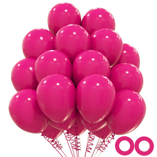 110pcs Hot Pink Balloons, 12inch Pink Latex Party Balloons, Helium Quality for Birthday Baby Shower Wedding Anniversary Party Decorations(With 2 Pink Balloons) 110pcs Hot Pink Balloons, 12inch Pink Latex Party Balloons, Helium Quality for Birthday Baby Shower Wedding Anniversary Party Decorations(With 2 Pink Balloons)