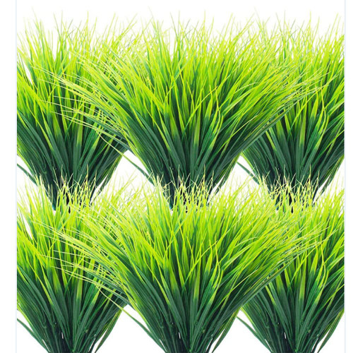 12 Bundles Artificial Grass Plants Fake Bushes Artificial Shrubs Wheat Grass Greenery Simulation Potted for Garden Balcony House Plastic Outdoor UV Resistant Faux Plants Decoration 12 Bundles Artificial Grass Plants Fake Bushes Artificial Shrubs Wheat Grass Greenery Simulation Potted for Garden Balcony House Plastic Outdoor UV Resistant Faux Plants Decoration