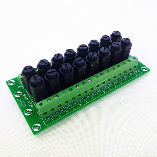 Fuse Module,16 Channel Fuse Power Distribution Module Board.