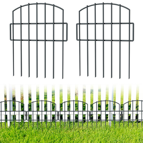 19 Pack Animal Barrier Fence, 20.6 Ft(L) X 17 in(H) No Dig Garden Decorative Fence Rustproof Garden Fence Border for Dog Rabbits Ground Stakes Defense and Outdoor Patio, T Shape 19 Pack Animal Barrier Fence, 20.6 Ft(L) X 17 in(H) No Dig Garden Decorative Fence Rustproof Garden Fence Border for Dog Rabbits Ground Stakes Defense and Outdoor Patio, T Shape