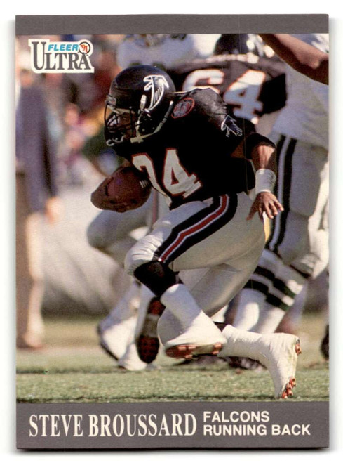 1991 Ultra #143 Steve Broussard Atlanta Falcons Football Cards NM Near Mint Football Card