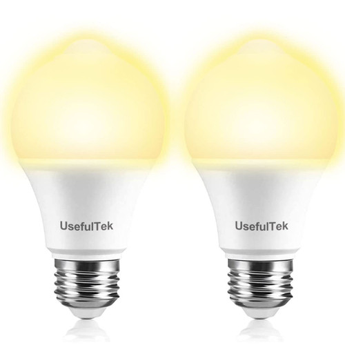 USEFULTEK LED Motion Sensor Light Bulbs-Dusk to Dawn Motion Sensor Bulbs,Auto on/Off LED Security Smart Bulbs,9W(80W Equivalent),E26 Base(2 Pack) USEFULTEK LED Motion Sensor Light Bulbs-Dusk to Dawn Motion Sensor Bulbs,Auto on/Off LED Security Smart Bulbs,9W(80W Equivalent),E26 Base(2 Pack)