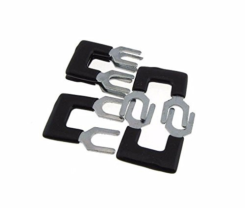 2 POS Shorting Bar Stripe for 25A Screw Barrier Terminal Block - BLK - Pack of 5