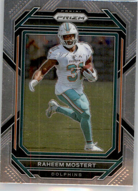 2022 Panini Prizm #179 Raheem Mostert Miami Dolphins NFL Football Trading Card