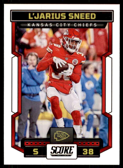 2023 Score #127 L'Jarius Sneed Kansas City Chiefs NFL Football Trading Card 2023 Score #127 L'Jarius Sneed Kansas City Chiefs NFL Football Trading Card