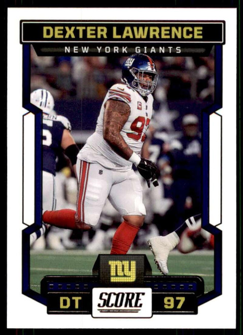 2023 Score #239 Dexter Lawrence New York Giants NFL Football Trading Card 2023 Score #239 Dexter Lawrence New York Giants NFL Football Trading Card