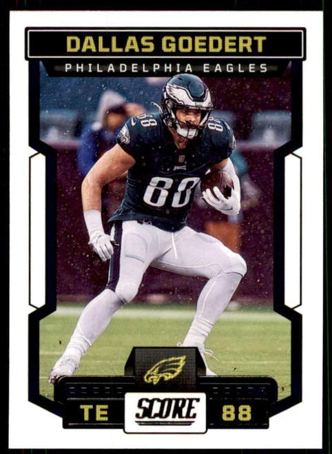 2023 Score #247 Dallas Goedert Philadelphia Eagles NFL Football Trading Card 2023 Score #247 Dallas Goedert Philadelphia Eagles NFL Football Trading Card